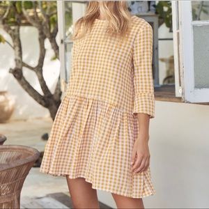 Mister Zimi (NWT) Autumn Dress in Mustard. Size 8. Retails $159.